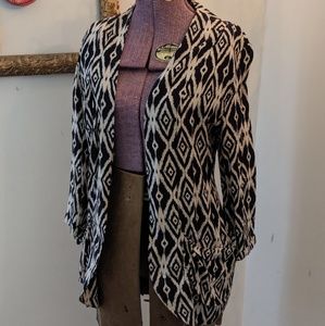 Modcloth - Lightweight ikat print blazer